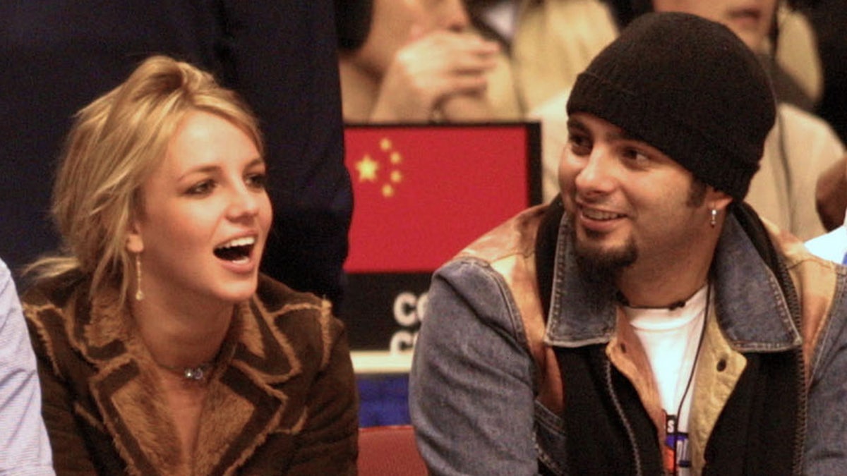 A photo of Britney Spears and Chris Kirkpatrick
