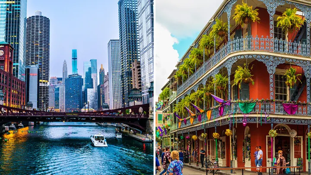 Chicago and New Orleans