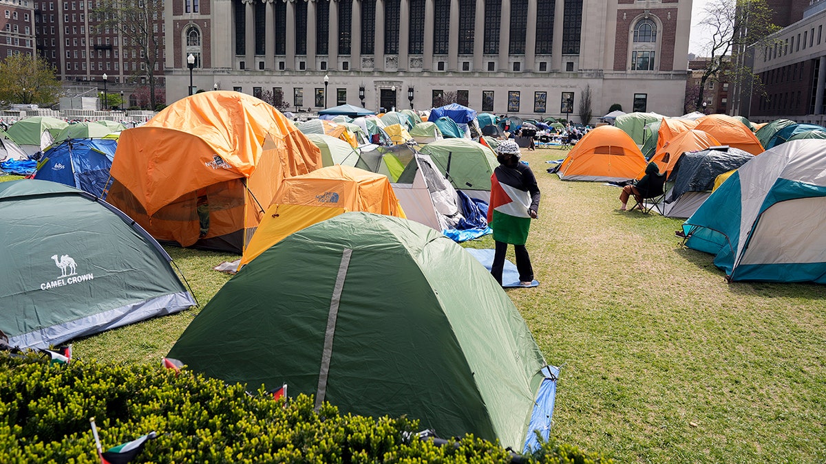 Columbia encampment from April 2024
