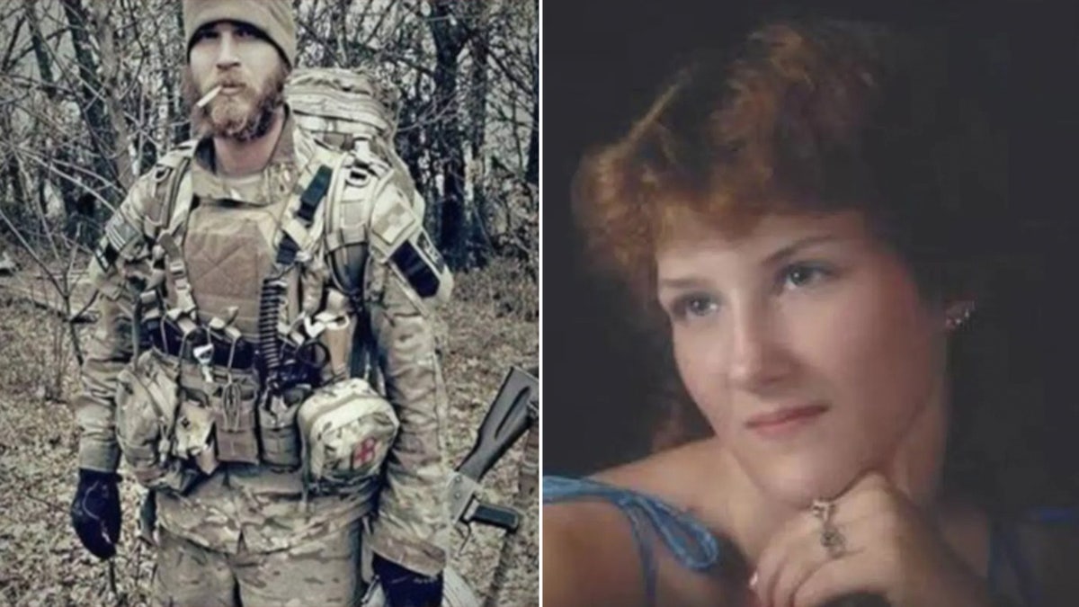 Picture of the killer and the victim in a split image.