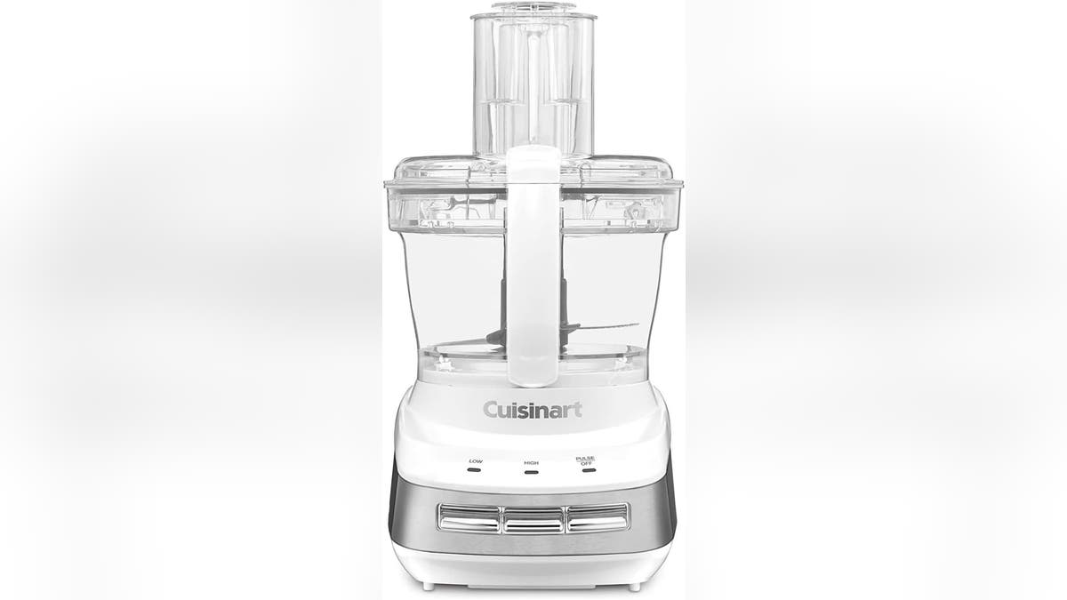 This is a customizable food processor that features a powerful motor.