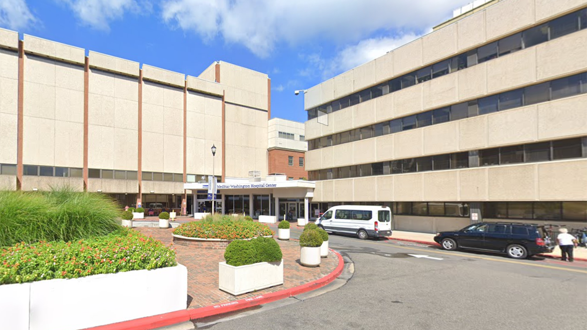 MedStar Washington Hospital Center in the 100 block of Irving Street