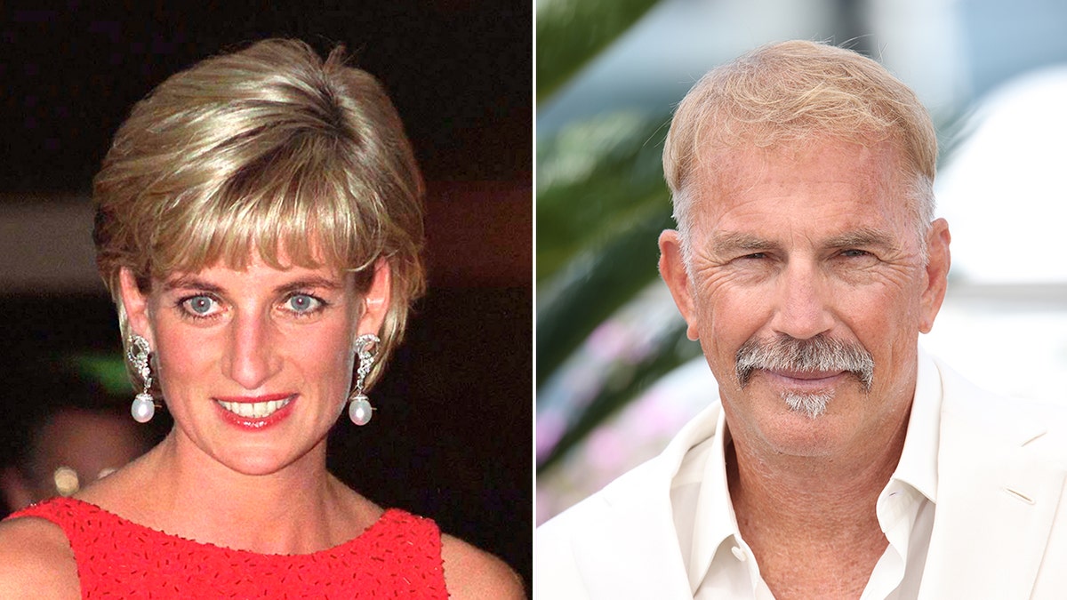 la princesa diana se separa de kevin costner