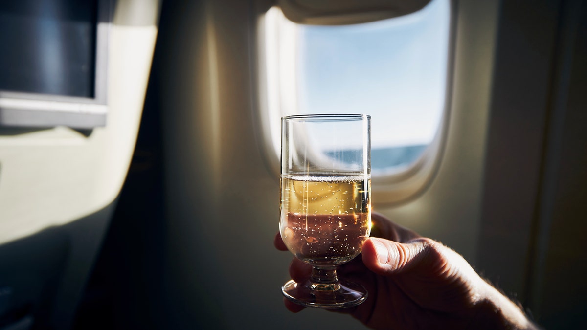 Wine on the plane