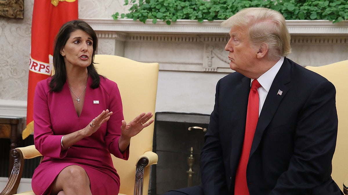 Haley and Trump at the White House