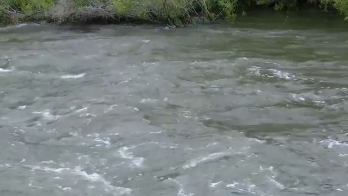 fast-moving river