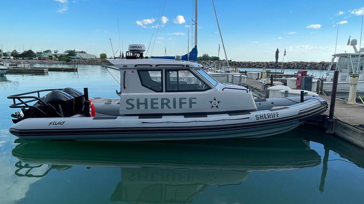 Lake County Sheriff's boat