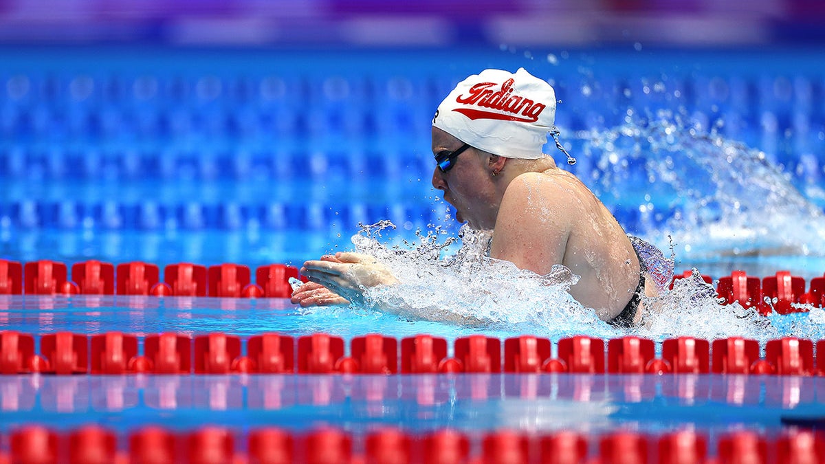 Lilly King in the women's 100m