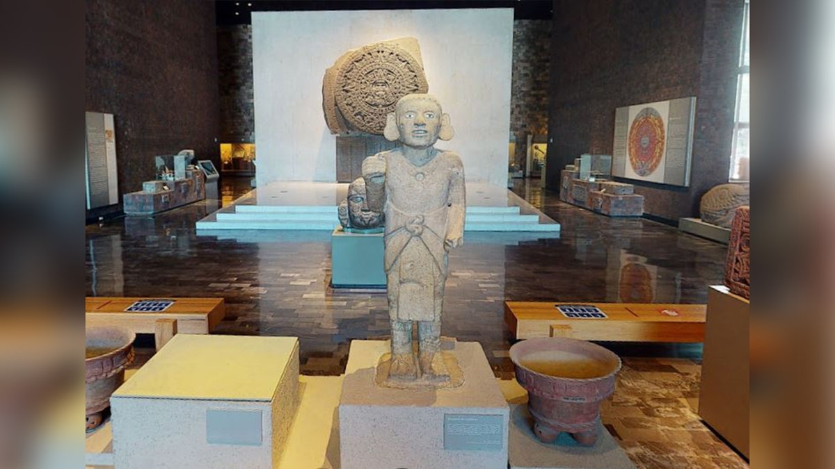 Photos and information about the vase were sent to experts at Mexico City's Museum of Anthropology, pictured, which determined that the vase was made between 200 and 800 A.D. and was of Mayan origin.