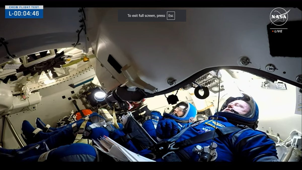Astronautas da NASA Suni Williams e Butch Wilmore 