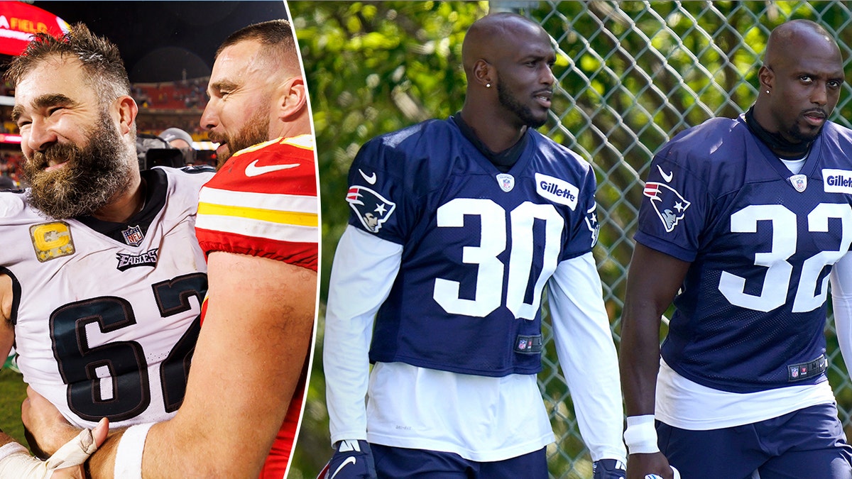 Kelce brothers and McCourty brothers
