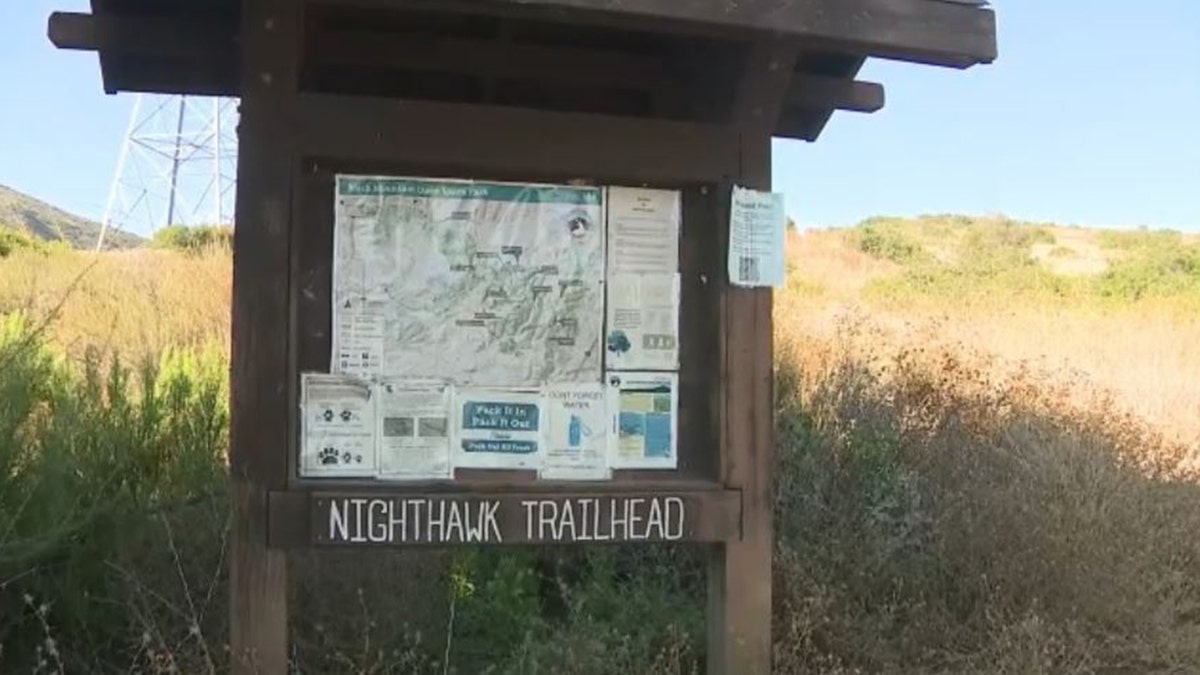 Nighthawk Trailhead sign