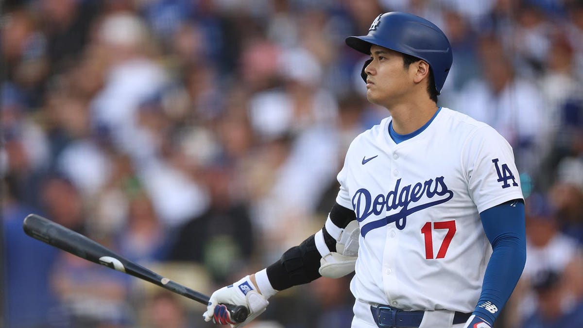 Ohtani at bat