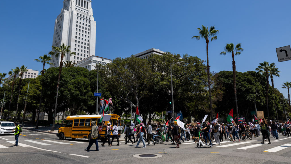 Anti-Israel protest in Los Angeles
