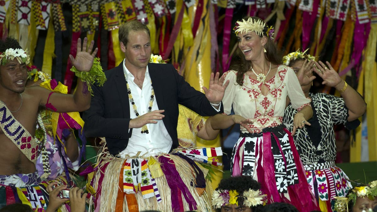 Uma foto do Príncipe William e Kate Middleton