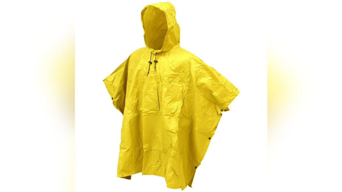 Prepare for wet weather with a lightweight poncho.
