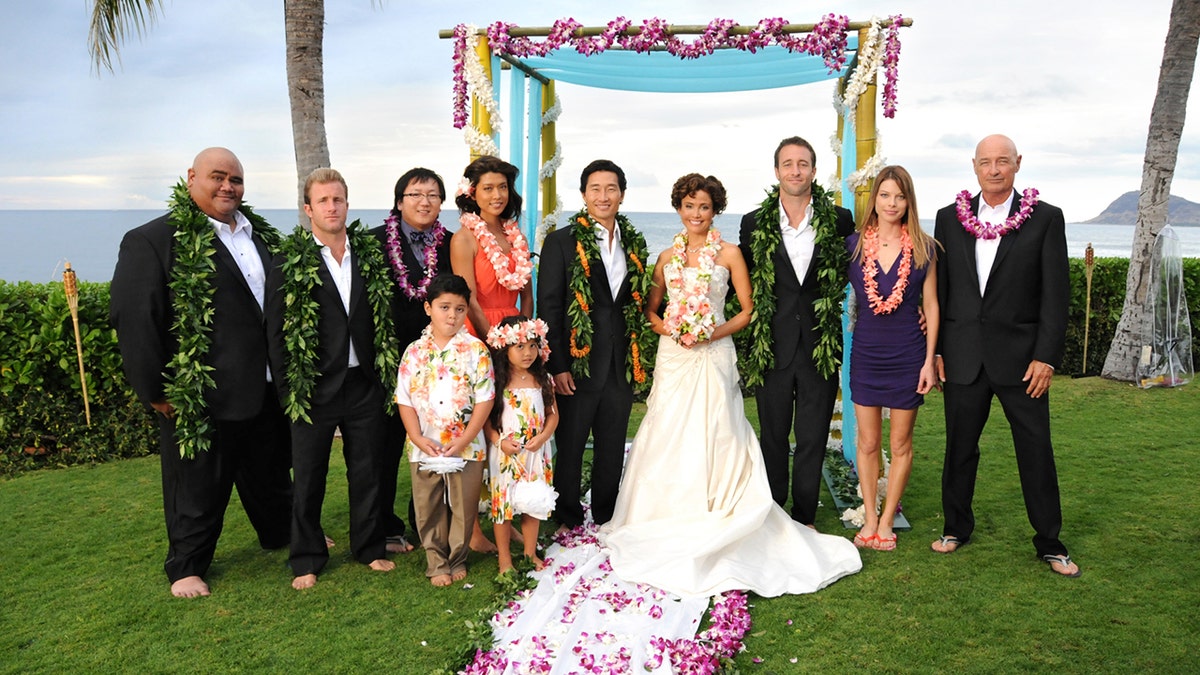 Hawaii Five-0 cast at wedding celebration
