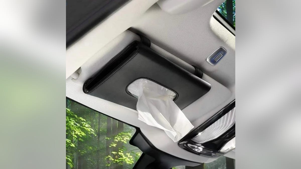 Keep tissues handy in this holder.