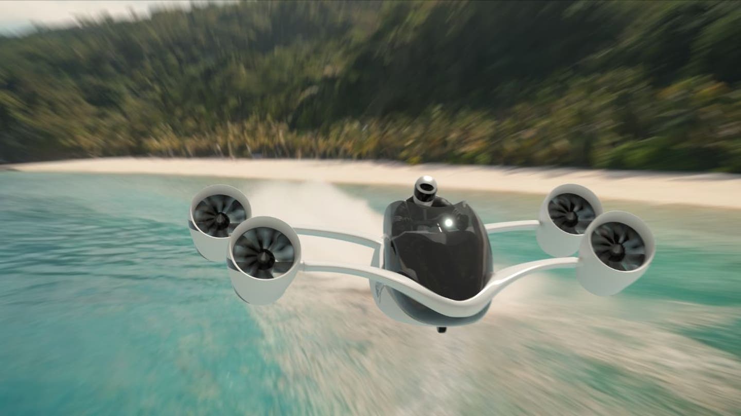1 Ready to unleash your inner maverick with the thrilling Airwolf hoverbike