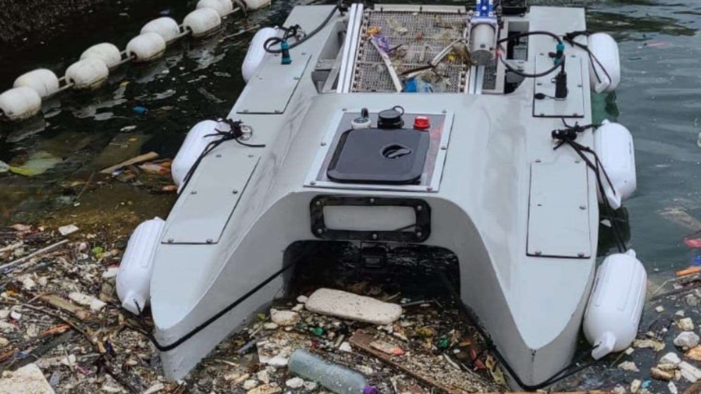 2 Autonomous trash gobbling robo boats wage war on waterway waste