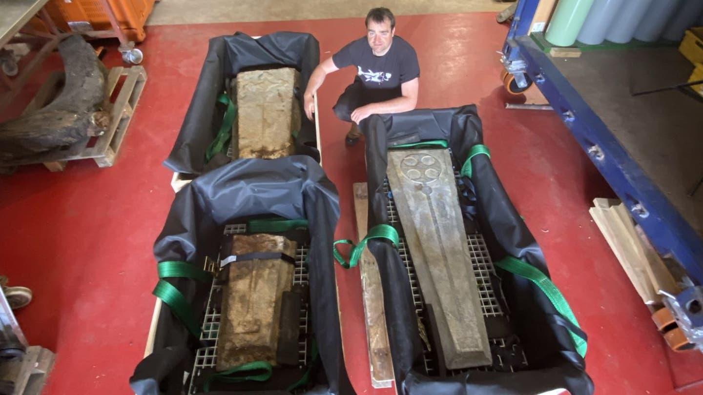 Discovery of Medieval Gravestones Reveals Secrets of 800-Year-Old Shipwreck