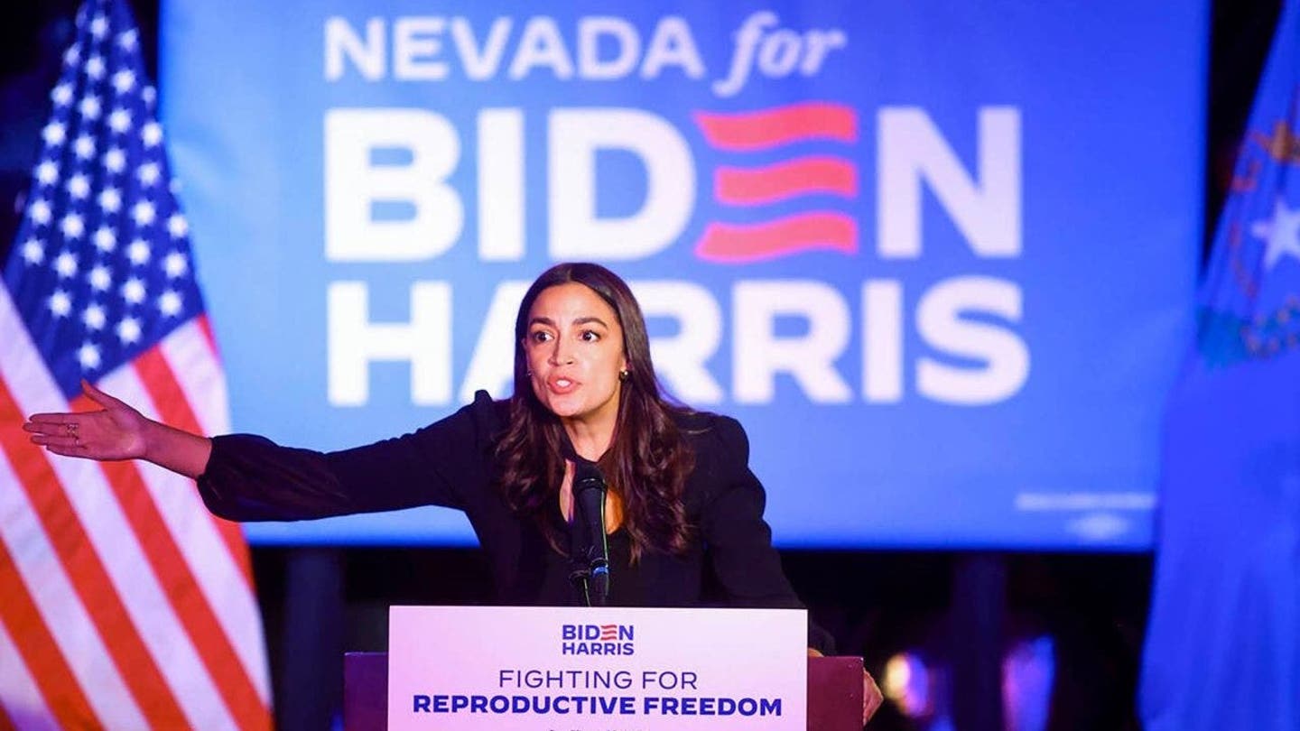 Ocasio-Cortez Warns of 'Full-On Rebellion' if Biden Drops Out