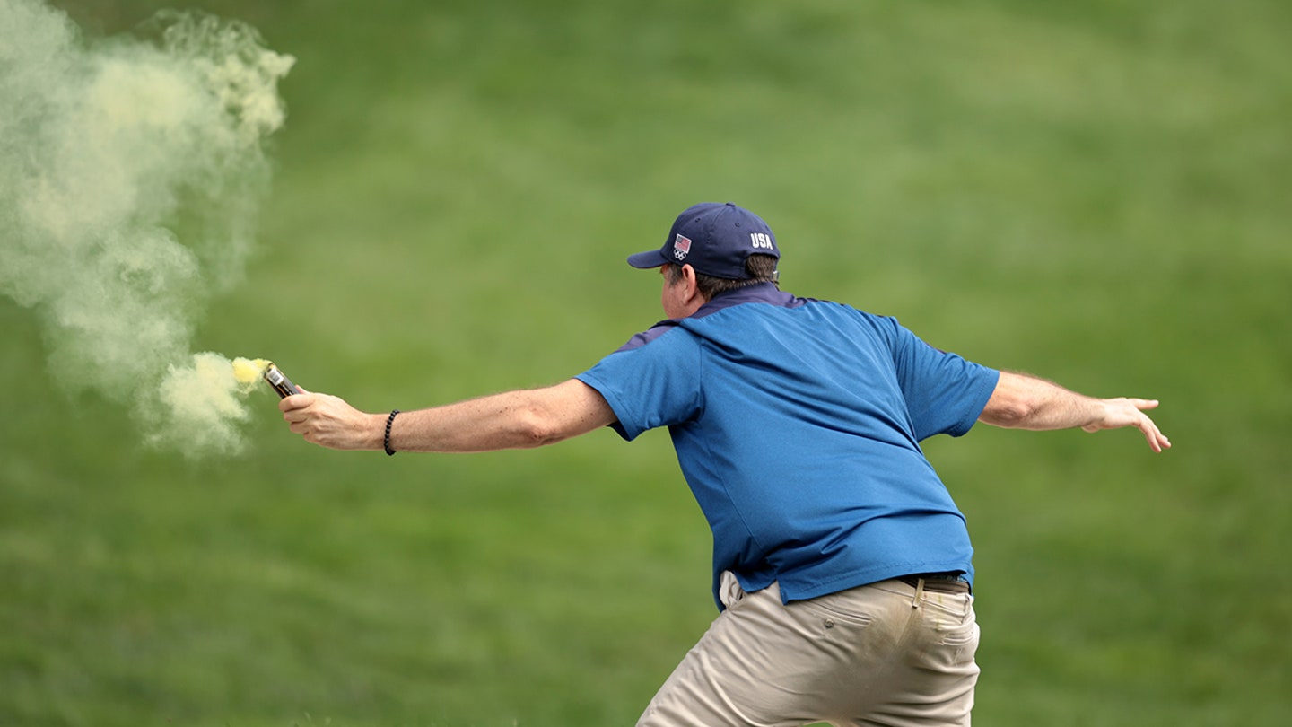 Climate Activists Protest Climate Change at Travelers Championship