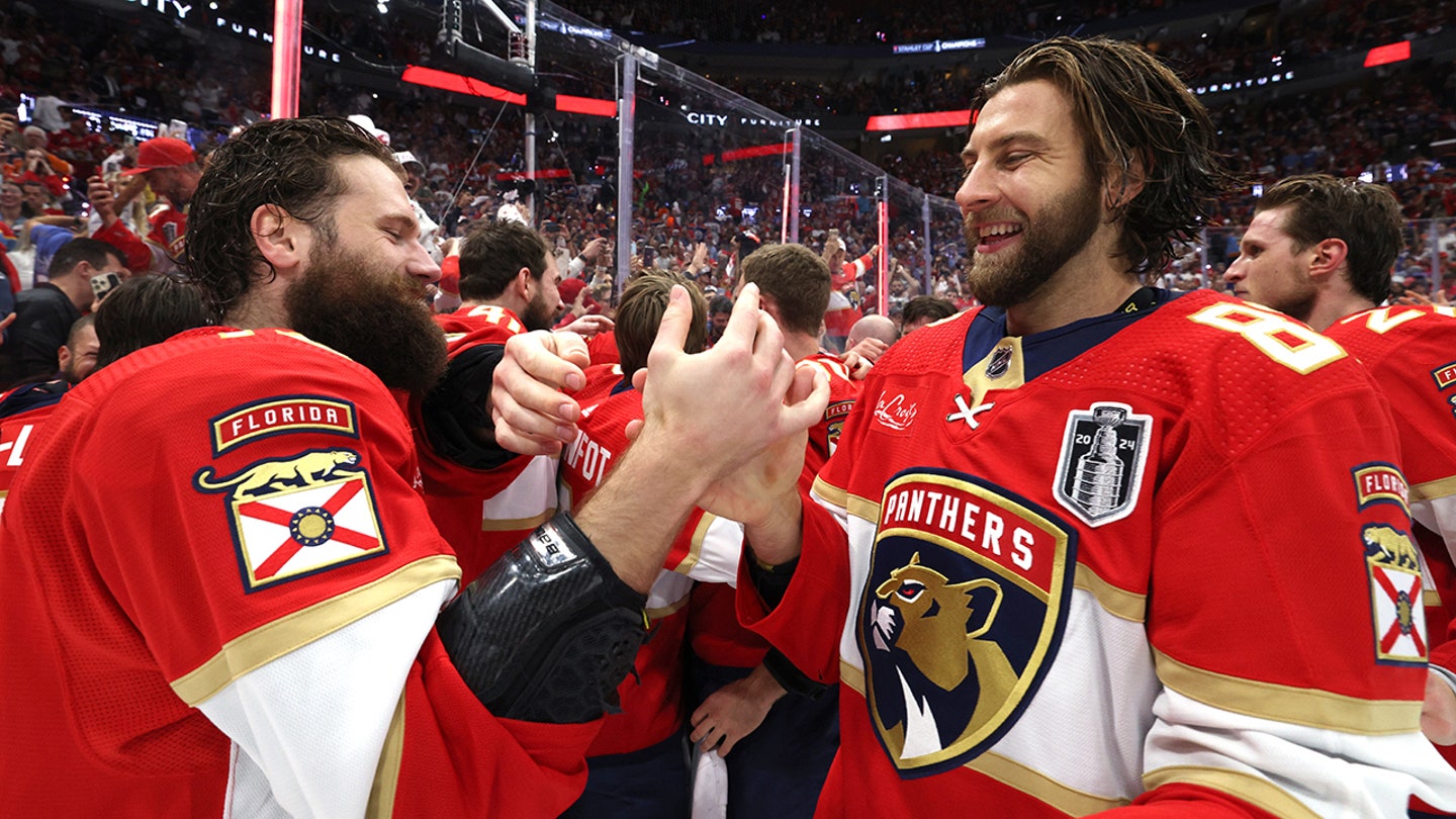 Panthers' Jonah Gadjovich Celebrates Stanley Cup Win with Newborn Twins