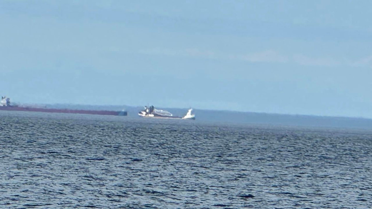 Freighter Hitting Underwater Obstacle Leads to Evacuation in Lake Superior