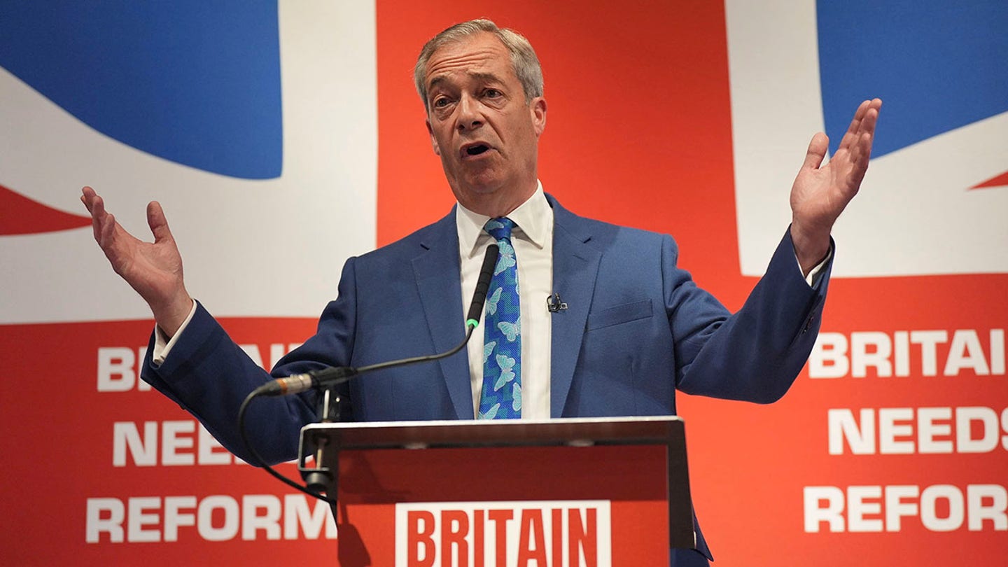 Nigel Farage Re-enters UK General Election Race, Vowing to 'Make Britain Great Again'