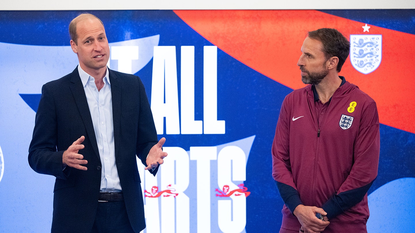 Prince William Shares Funny Advice from Prince Louis to England's Soccer Team