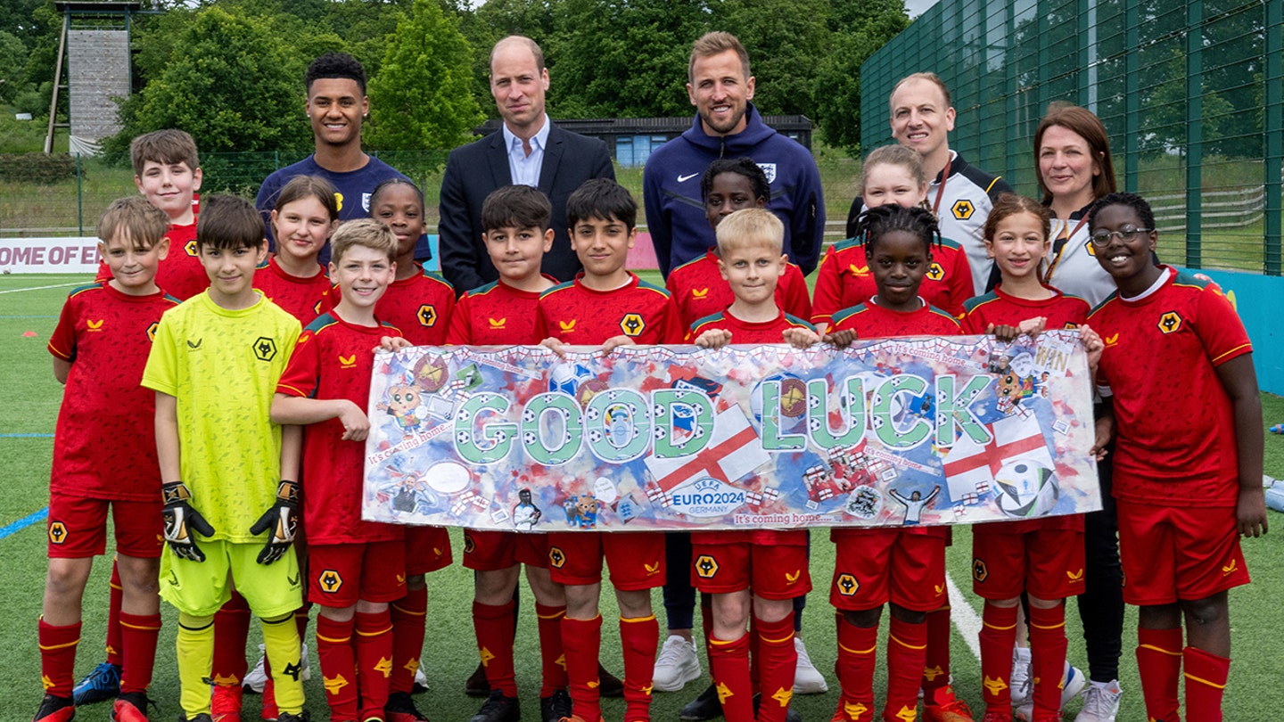 Prince William Shares Funny Advice from Prince Louis to England's Soccer Team