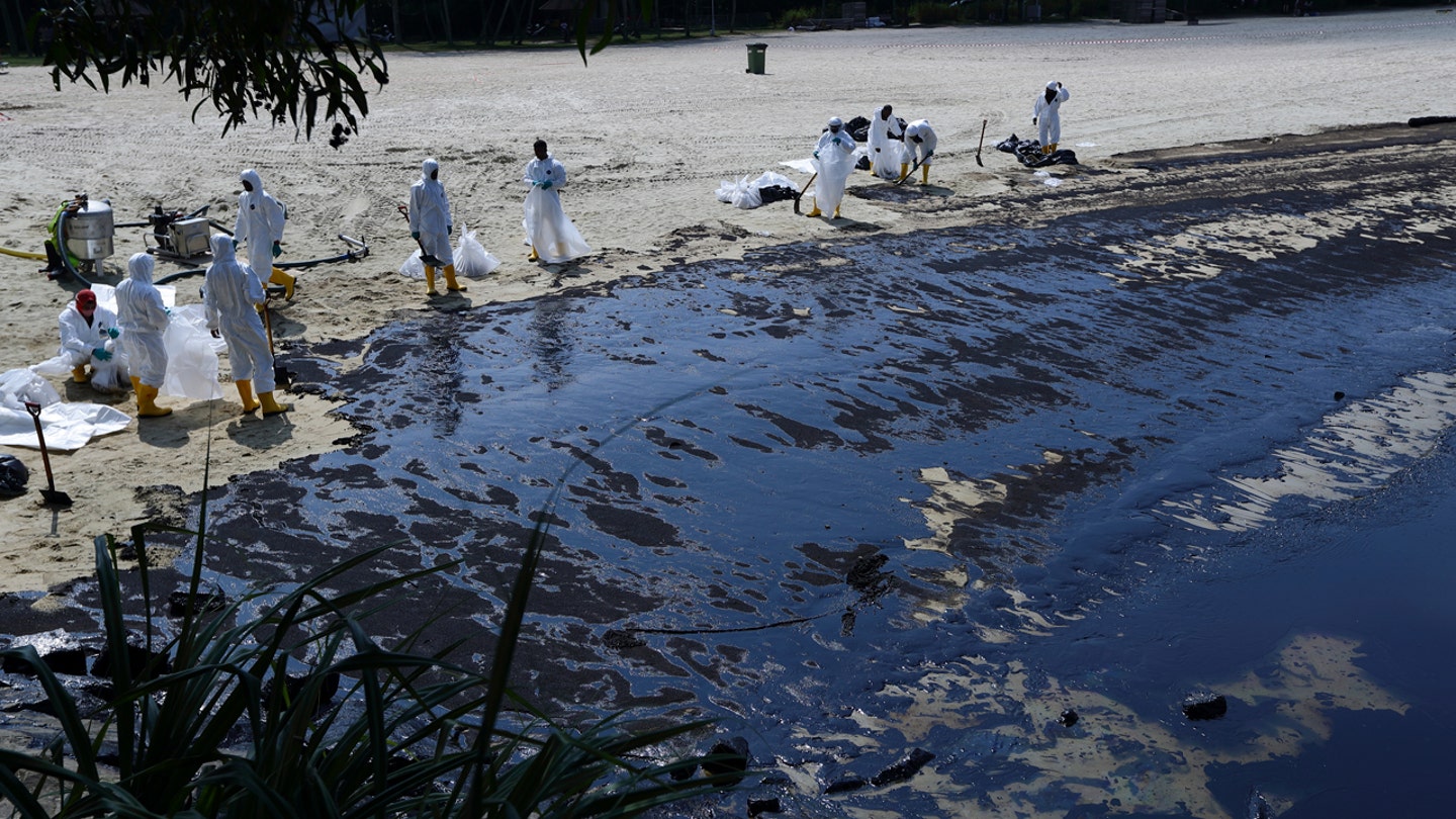 Oil Spill in Singapore Raises Concerns over Environmental Impact