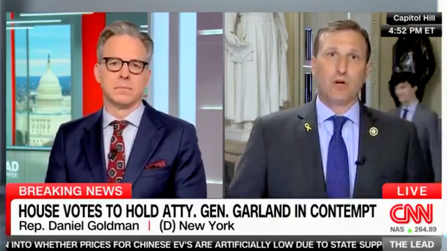 Tapper Slams Biden DOJ for Withholding Hur Tapes, Disputes Goldman's Claims