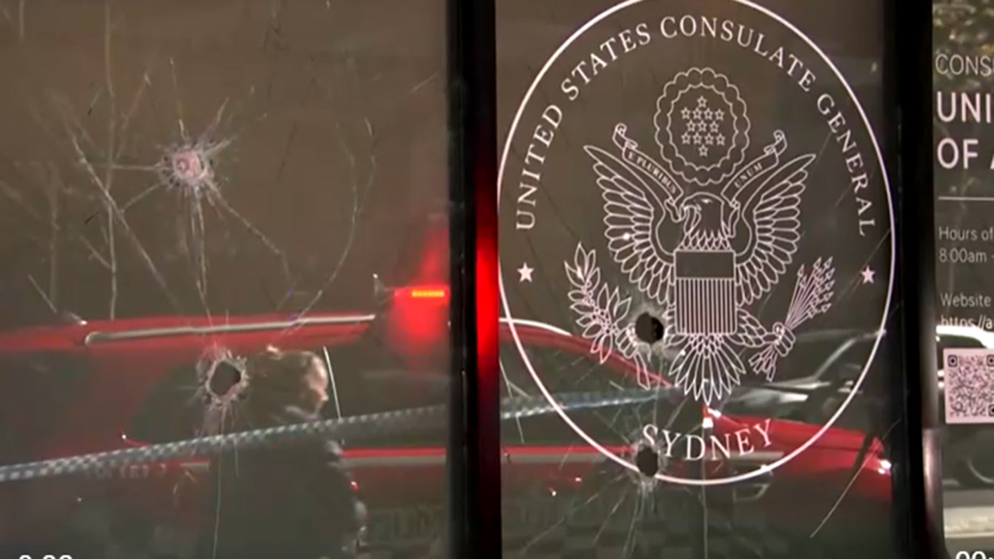 Sydney U.S. Consulate Vandalized: Anti-Israel Graffiti Sprayed, Windows Smashed