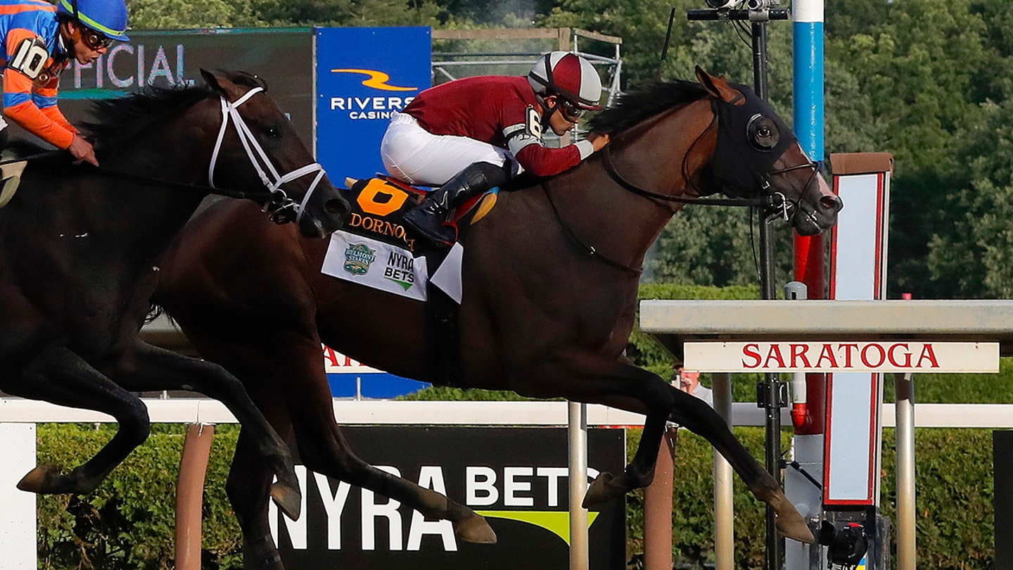 Dornoch Triumphs in Thrilling Belmont Stakes at Historic Saratoga