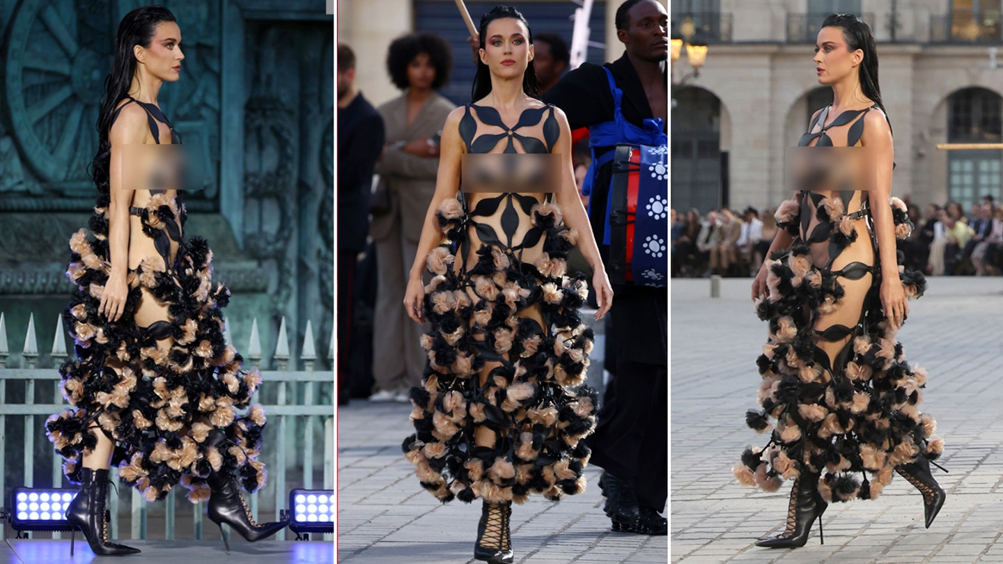 Katy Perry Stuns in Cutout Gown at Vogue World: Paris