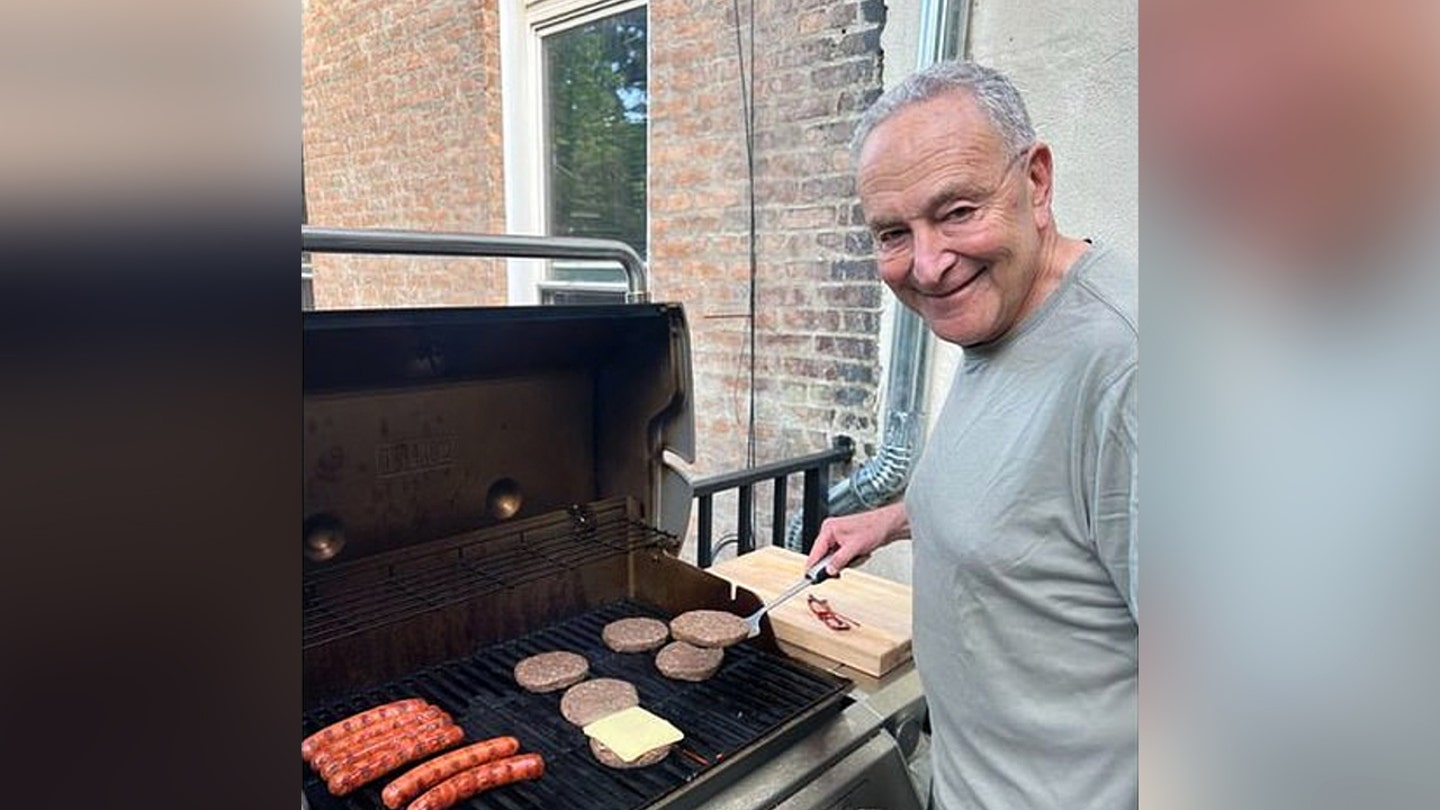 Schumer's Grilling Faux Pas Stirs Social Media Backlash