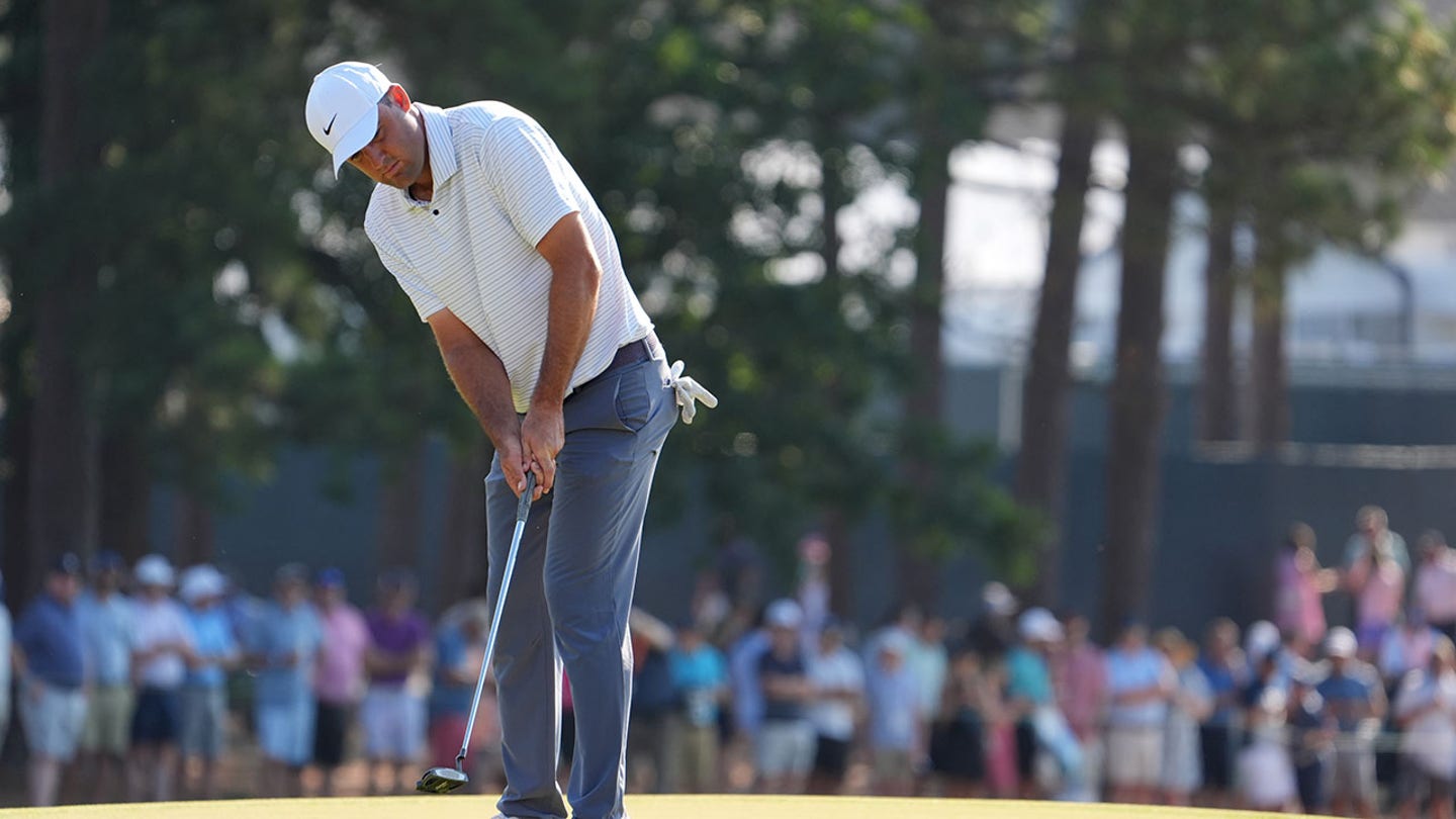 Pinehurst No. 2 Greens Drive Scottie Scheffler to Frustration