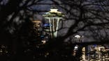 SEATTLE, WASHINGTON - MARCH 13: The Space Needle stands over the Seattle skyline on March 13, 2022 in Seattle, Washington. The iconic observation tower was constructed in 1962 for the Worlds Fair and was once, at 605 feet, the tallest structure west of the Mississippi River. The Space Needle remains a top tourist attraction, despite the citys recent struggles with an uptick in homelessness and violent crime. (Photo by John Moore/Getty Images)
