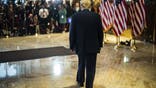 New York, NY - May 31 : Former President Donald Trump walks out to speak at a news conference from the lobby of Trump Tower the day after being found guilty on 34 felony counts of falsifying business records in the first degree at Manhattan Criminal Court, in New York, NY on Friday, May 31, 2024. Trump became the first former president to be convicted of felony crimes as a New York jury found him guilty of 34 felony counts of falsifying business records in a scheme to illegally influence the 2016 election through hush money payments to a porn actor who said the two had sex. (Photo by Jabin Botsford/The Washington Post via Getty Images)