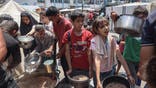 Gazans getting rations