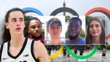 WNBA guard Caitlin Clark next to faces of Americans interviewed for story