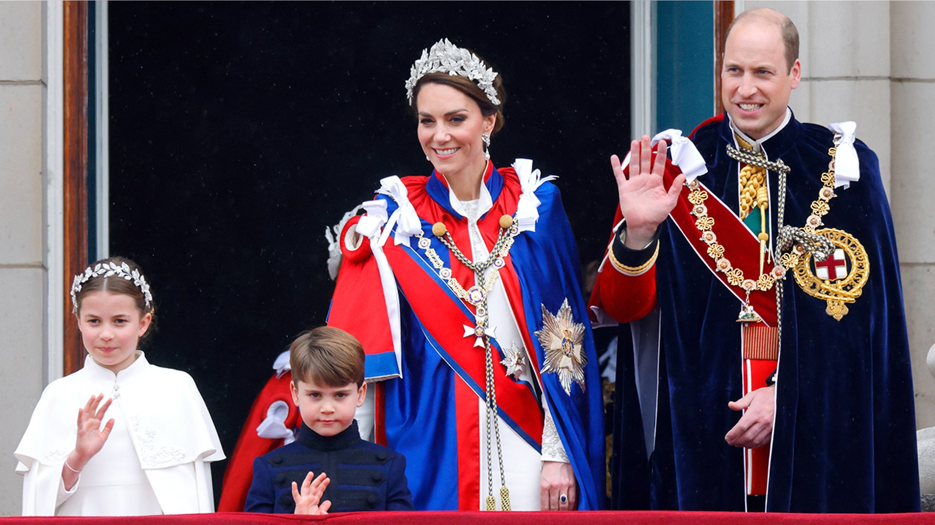 The Prince and Princess of Wales at the coronation of King Charles III, in May 2023.