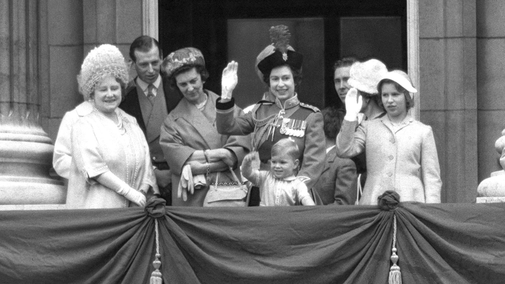 Prince Andrew made his Trooping of the Colour debut in 1961.