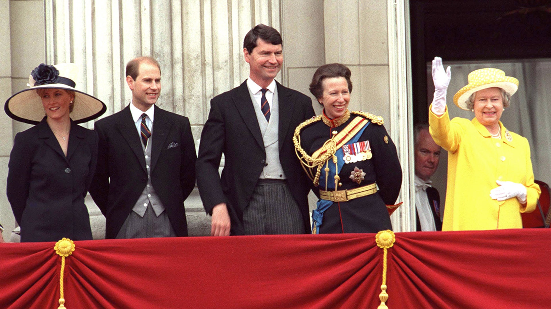 Sophie-Rhys, the now Duchess of Edinburgh, first appeared on the Buckingham Palace balcony in 1999.