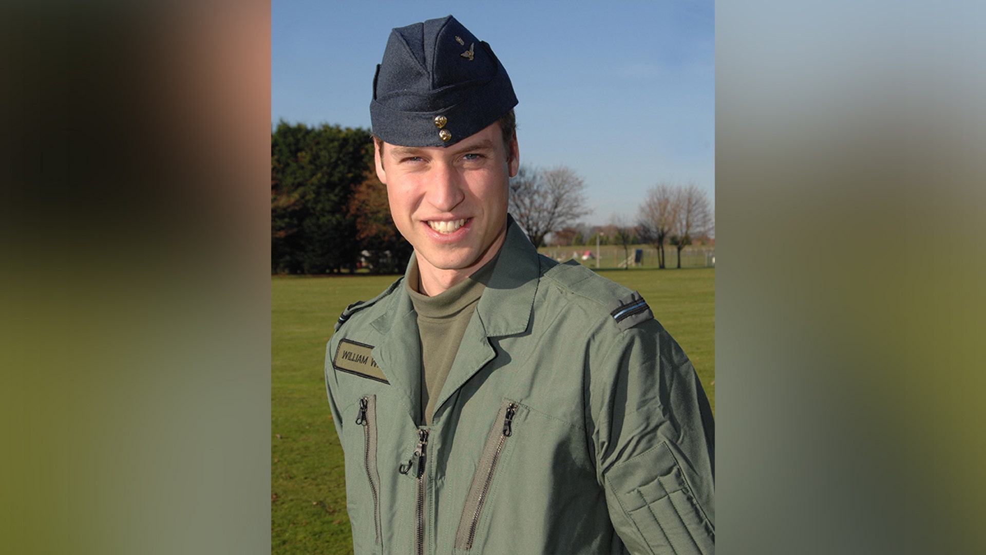 Prince William training with the Royal Air Force in 2008.