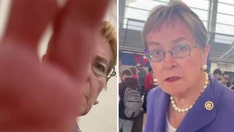 WATCH: Dem. Rep. snatches phone in testy airport exchange over Biden's mental clarity: 'Who owns you?'
