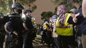 Anti-Israel protesters set up new encampment at UCLA, clash with police
