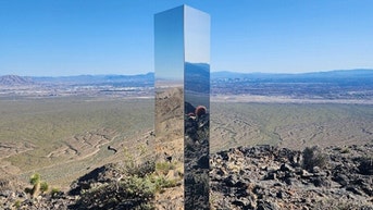 Mysterious 'UFO'-like monolith appears over the weekend in US desert